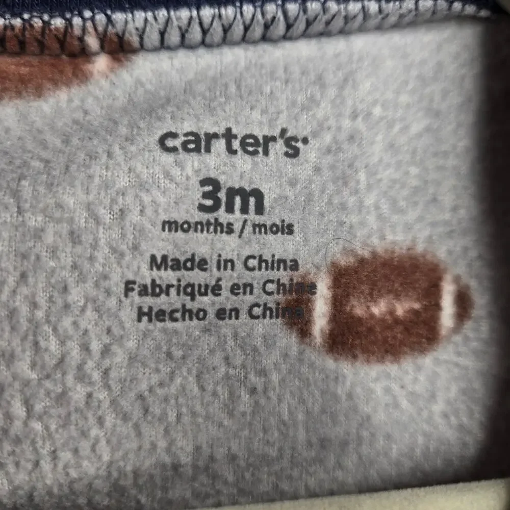 Carter's Gray Football 